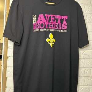 The Avett Brothers - Anders Osborne and Fiends 2023 Concert Shirt - Size Large